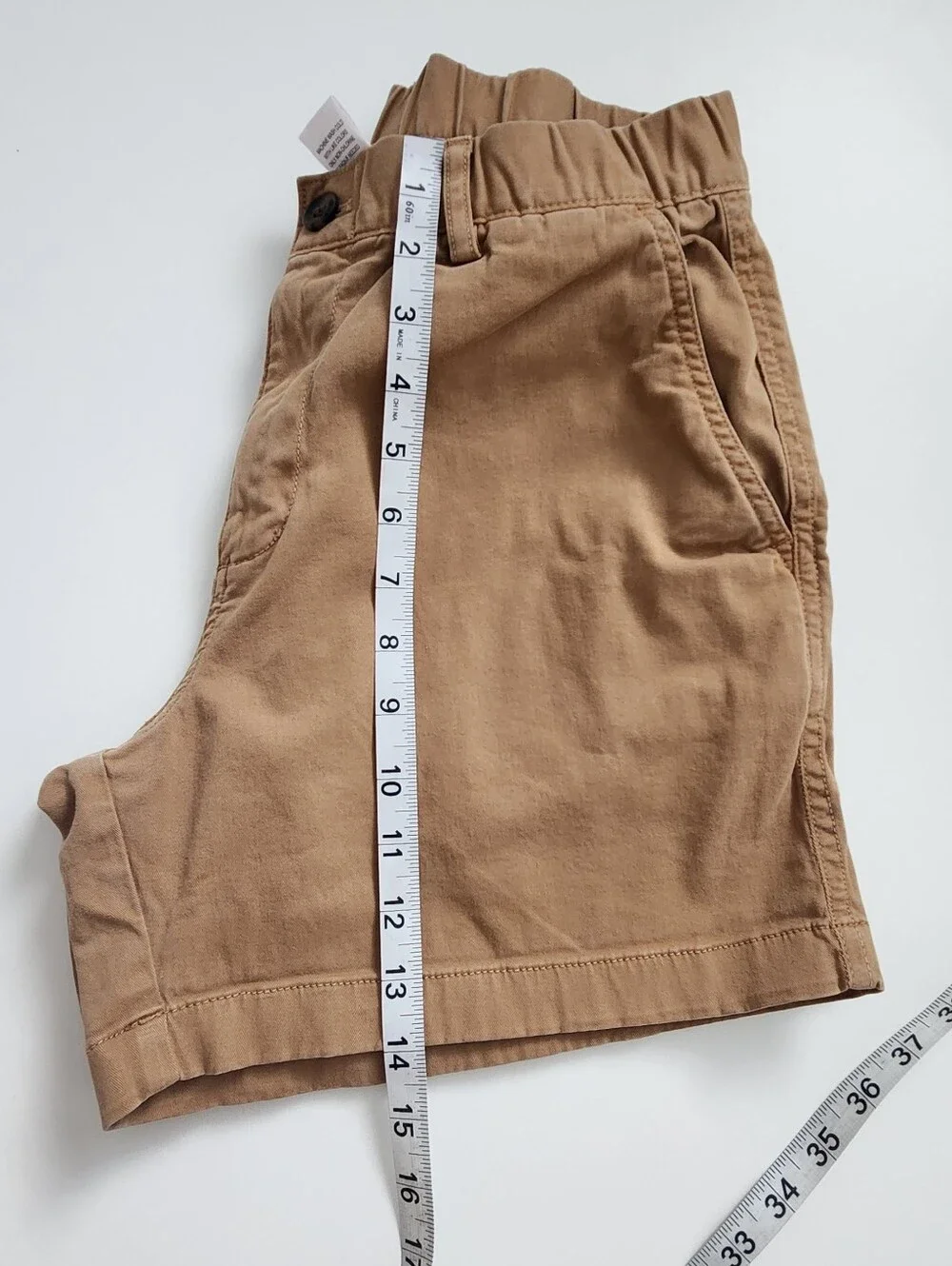 Bearbottom Clothing Stretch Short Khaki Tan Size Medium 5.5 Inseam